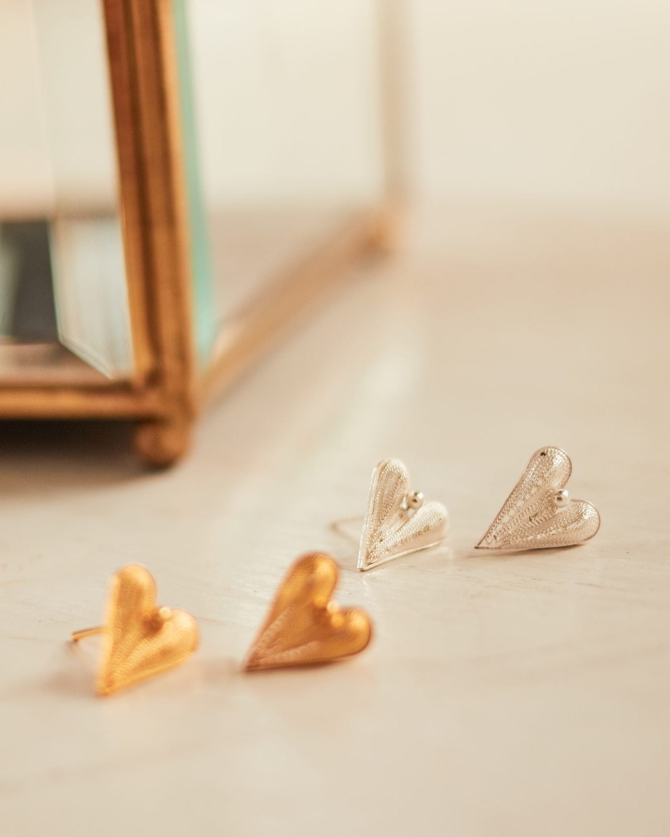 Mini Gold Heart